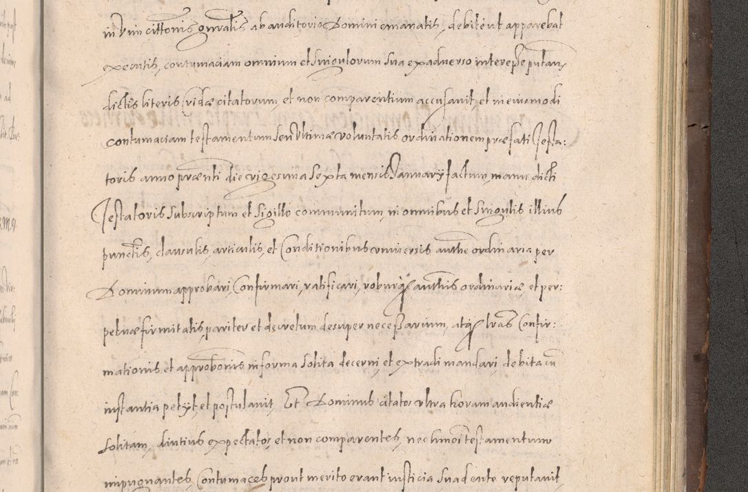 Zdjęcie nr 939 dla obiektu archiwalnego: Acta actorum causarum obligationum institutionum decretorum constitutionum quietationum resignationum cissionum et atiaru obsernationum tam indiciariarum quam extra indiciariarum coram Admodum Reverendo Domino Joanne Zerzynski Canonico Vicario in Spiritualibus et Officiali generali Cracoviensis ad Annum Domini Millesimum Sextentissimum Vigesimum Indictione tertia Pontificatus SSmi D. N. D. Pauli Divina pronidentia Papae V. foeliciter moderni anno ipsins subfelici regimine Diocesis Cracoviensis Illustrissimi ac Reverendissimi D. N. D. Martini Szyszkowski Deigratia Episcopus Cracoviensis Ducis Severiensis in continuantur.