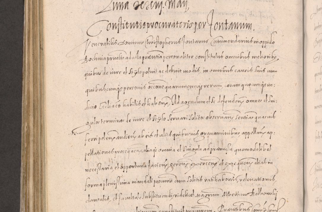 Zdjęcie nr 936 dla obiektu archiwalnego: Acta actorum causarum obligationum institutionum decretorum constitutionum quietationum resignationum cissionum et atiaru obsernationum tam indiciariarum quam extra indiciariarum coram Admodum Reverendo Domino Joanne Zerzynski Canonico Vicario in Spiritualibus et Officiali generali Cracoviensis ad Annum Domini Millesimum Sextentissimum Vigesimum Indictione tertia Pontificatus SSmi D. N. D. Pauli Divina pronidentia Papae V. foeliciter moderni anno ipsins subfelici regimine Diocesis Cracoviensis Illustrissimi ac Reverendissimi D. N. D. Martini Szyszkowski Deigratia Episcopus Cracoviensis Ducis Severiensis in continuantur.