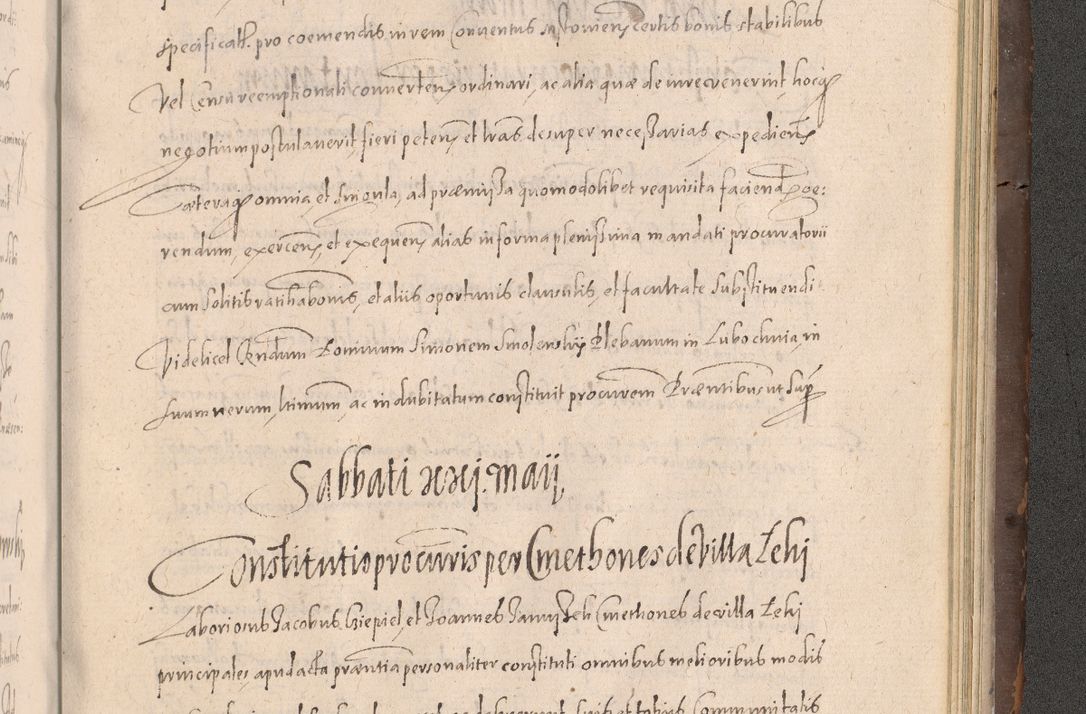Zdjęcie nr 935 dla obiektu archiwalnego: Acta actorum causarum obligationum institutionum decretorum constitutionum quietationum resignationum cissionum et atiaru obsernationum tam indiciariarum quam extra indiciariarum coram Admodum Reverendo Domino Joanne Zerzynski Canonico Vicario in Spiritualibus et Officiali generali Cracoviensis ad Annum Domini Millesimum Sextentissimum Vigesimum Indictione tertia Pontificatus SSmi D. N. D. Pauli Divina pronidentia Papae V. foeliciter moderni anno ipsins subfelici regimine Diocesis Cracoviensis Illustrissimi ac Reverendissimi D. N. D. Martini Szyszkowski Deigratia Episcopus Cracoviensis Ducis Severiensis in continuantur.