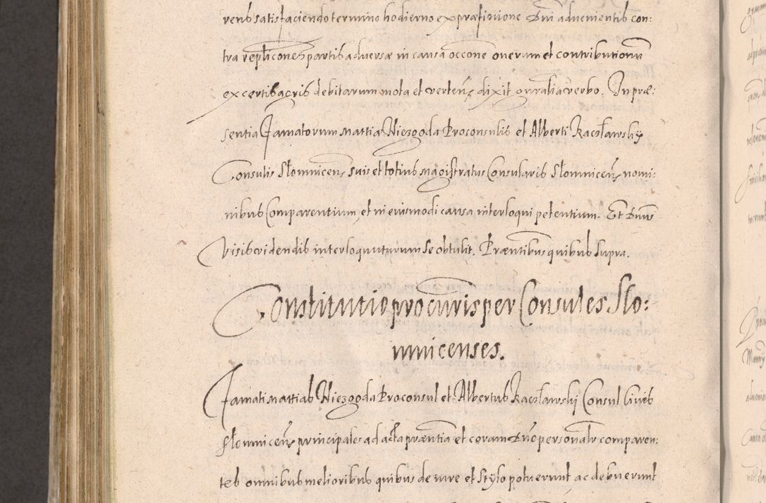 Zdjęcie nr 928 dla obiektu archiwalnego: Acta actorum causarum obligationum institutionum decretorum constitutionum quietationum resignationum cissionum et atiaru obsernationum tam indiciariarum quam extra indiciariarum coram Admodum Reverendo Domino Joanne Zerzynski Canonico Vicario in Spiritualibus et Officiali generali Cracoviensis ad Annum Domini Millesimum Sextentissimum Vigesimum Indictione tertia Pontificatus SSmi D. N. D. Pauli Divina pronidentia Papae V. foeliciter moderni anno ipsins subfelici regimine Diocesis Cracoviensis Illustrissimi ac Reverendissimi D. N. D. Martini Szyszkowski Deigratia Episcopus Cracoviensis Ducis Severiensis in continuantur.