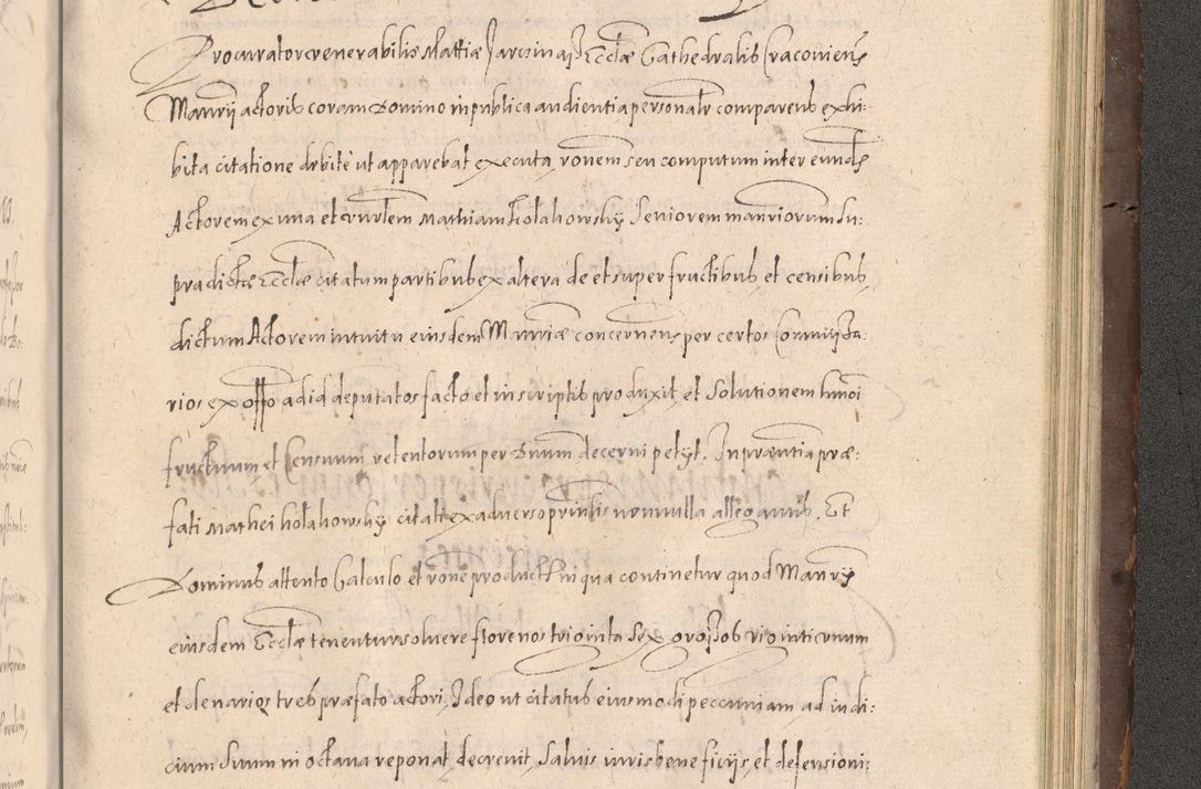 Zdjęcie nr 927 dla obiektu archiwalnego: Acta actorum causarum obligationum institutionum decretorum constitutionum quietationum resignationum cissionum et atiaru obsernationum tam indiciariarum quam extra indiciariarum coram Admodum Reverendo Domino Joanne Zerzynski Canonico Vicario in Spiritualibus et Officiali generali Cracoviensis ad Annum Domini Millesimum Sextentissimum Vigesimum Indictione tertia Pontificatus SSmi D. N. D. Pauli Divina pronidentia Papae V. foeliciter moderni anno ipsins subfelici regimine Diocesis Cracoviensis Illustrissimi ac Reverendissimi D. N. D. Martini Szyszkowski Deigratia Episcopus Cracoviensis Ducis Severiensis in continuantur.
