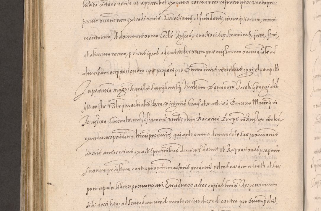 Zdjęcie nr 918 dla obiektu archiwalnego: Acta actorum causarum obligationum institutionum decretorum constitutionum quietationum resignationum cissionum et atiaru obsernationum tam indiciariarum quam extra indiciariarum coram Admodum Reverendo Domino Joanne Zerzynski Canonico Vicario in Spiritualibus et Officiali generali Cracoviensis ad Annum Domini Millesimum Sextentissimum Vigesimum Indictione tertia Pontificatus SSmi D. N. D. Pauli Divina pronidentia Papae V. foeliciter moderni anno ipsins subfelici regimine Diocesis Cracoviensis Illustrissimi ac Reverendissimi D. N. D. Martini Szyszkowski Deigratia Episcopus Cracoviensis Ducis Severiensis in continuantur.