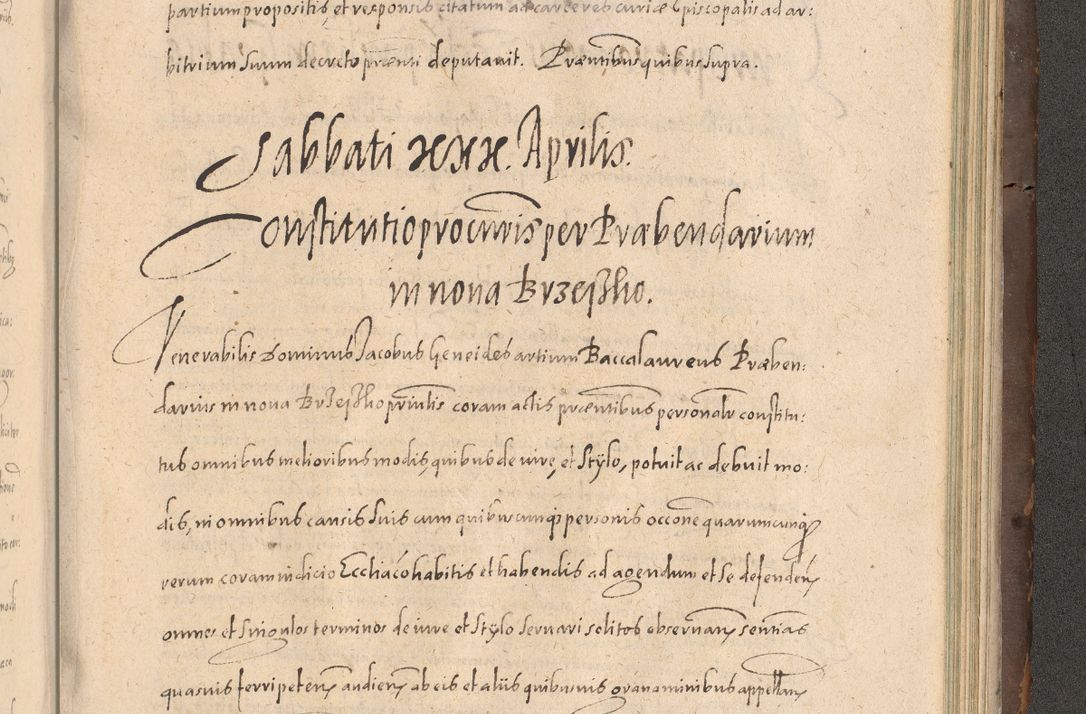 Zdjęcie nr 915 dla obiektu archiwalnego: Acta actorum causarum obligationum institutionum decretorum constitutionum quietationum resignationum cissionum et atiaru obsernationum tam indiciariarum quam extra indiciariarum coram Admodum Reverendo Domino Joanne Zerzynski Canonico Vicario in Spiritualibus et Officiali generali Cracoviensis ad Annum Domini Millesimum Sextentissimum Vigesimum Indictione tertia Pontificatus SSmi D. N. D. Pauli Divina pronidentia Papae V. foeliciter moderni anno ipsins subfelici regimine Diocesis Cracoviensis Illustrissimi ac Reverendissimi D. N. D. Martini Szyszkowski Deigratia Episcopus Cracoviensis Ducis Severiensis in continuantur.