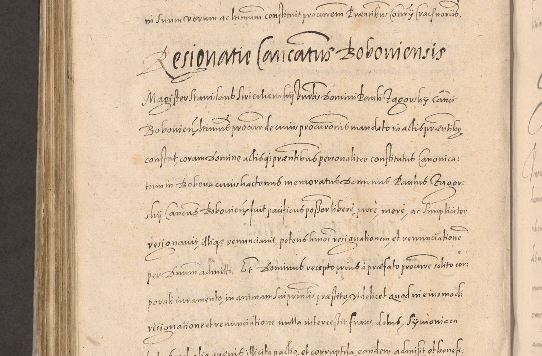 Zdjęcie nr 914 dla obiektu archiwalnego: Acta actorum causarum obligationum institutionum decretorum constitutionum quietationum resignationum cissionum et atiaru obsernationum tam indiciariarum quam extra indiciariarum coram Admodum Reverendo Domino Joanne Zerzynski Canonico Vicario in Spiritualibus et Officiali generali Cracoviensis ad Annum Domini Millesimum Sextentissimum Vigesimum Indictione tertia Pontificatus SSmi D. N. D. Pauli Divina pronidentia Papae V. foeliciter moderni anno ipsins subfelici regimine Diocesis Cracoviensis Illustrissimi ac Reverendissimi D. N. D. Martini Szyszkowski Deigratia Episcopus Cracoviensis Ducis Severiensis in continuantur.