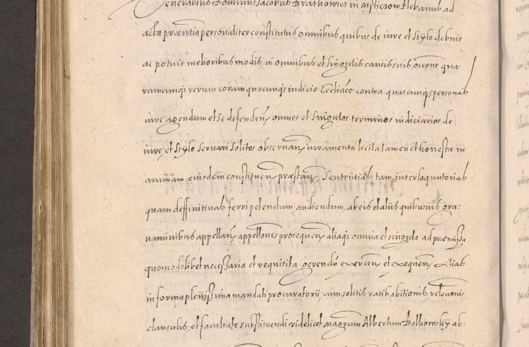 Zdjęcie nr 904 dla obiektu archiwalnego: Acta actorum causarum obligationum institutionum decretorum constitutionum quietationum resignationum cissionum et atiaru obsernationum tam indiciariarum quam extra indiciariarum coram Admodum Reverendo Domino Joanne Zerzynski Canonico Vicario in Spiritualibus et Officiali generali Cracoviensis ad Annum Domini Millesimum Sextentissimum Vigesimum Indictione tertia Pontificatus SSmi D. N. D. Pauli Divina pronidentia Papae V. foeliciter moderni anno ipsins subfelici regimine Diocesis Cracoviensis Illustrissimi ac Reverendissimi D. N. D. Martini Szyszkowski Deigratia Episcopus Cracoviensis Ducis Severiensis in continuantur.