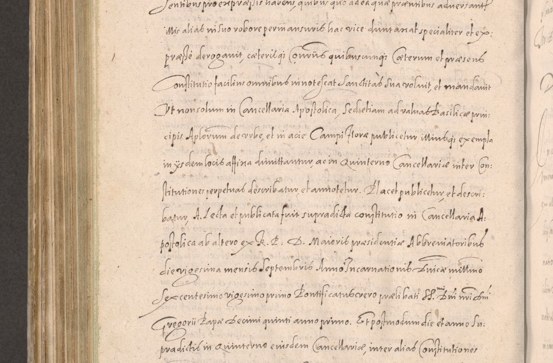 Zdjęcie nr 882 dla obiektu archiwalnego: Acta actorum causarum obligationum institutionum decretorum constitutionum quietationum resignationum cissionum et atiaru obsernationum tam indiciariarum quam extra indiciariarum coram Admodum Reverendo Domino Joanne Zerzynski Canonico Vicario in Spiritualibus et Officiali generali Cracoviensis ad Annum Domini Millesimum Sextentissimum Vigesimum Indictione tertia Pontificatus SSmi D. N. D. Pauli Divina pronidentia Papae V. foeliciter moderni anno ipsins subfelici regimine Diocesis Cracoviensis Illustrissimi ac Reverendissimi D. N. D. Martini Szyszkowski Deigratia Episcopus Cracoviensis Ducis Severiensis in continuantur.