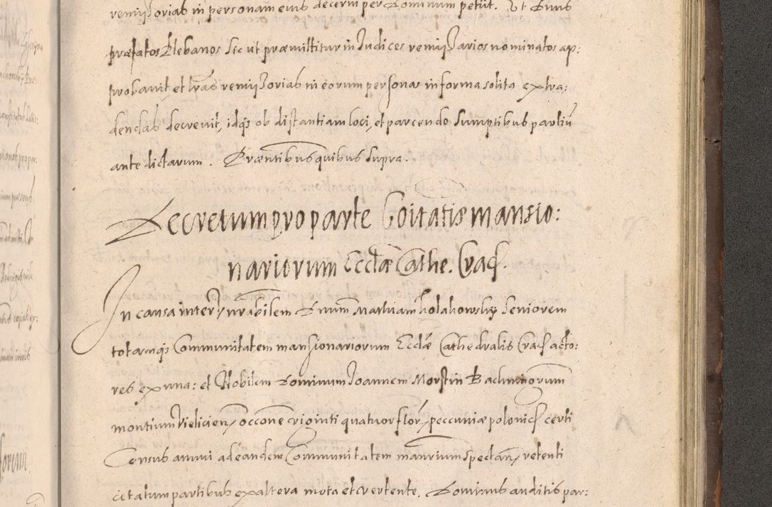 Zdjęcie nr 869 dla obiektu archiwalnego: Acta actorum causarum obligationum institutionum decretorum constitutionum quietationum resignationum cissionum et atiaru obsernationum tam indiciariarum quam extra indiciariarum coram Admodum Reverendo Domino Joanne Zerzynski Canonico Vicario in Spiritualibus et Officiali generali Cracoviensis ad Annum Domini Millesimum Sextentissimum Vigesimum Indictione tertia Pontificatus SSmi D. N. D. Pauli Divina pronidentia Papae V. foeliciter moderni anno ipsins subfelici regimine Diocesis Cracoviensis Illustrissimi ac Reverendissimi D. N. D. Martini Szyszkowski Deigratia Episcopus Cracoviensis Ducis Severiensis in continuantur.