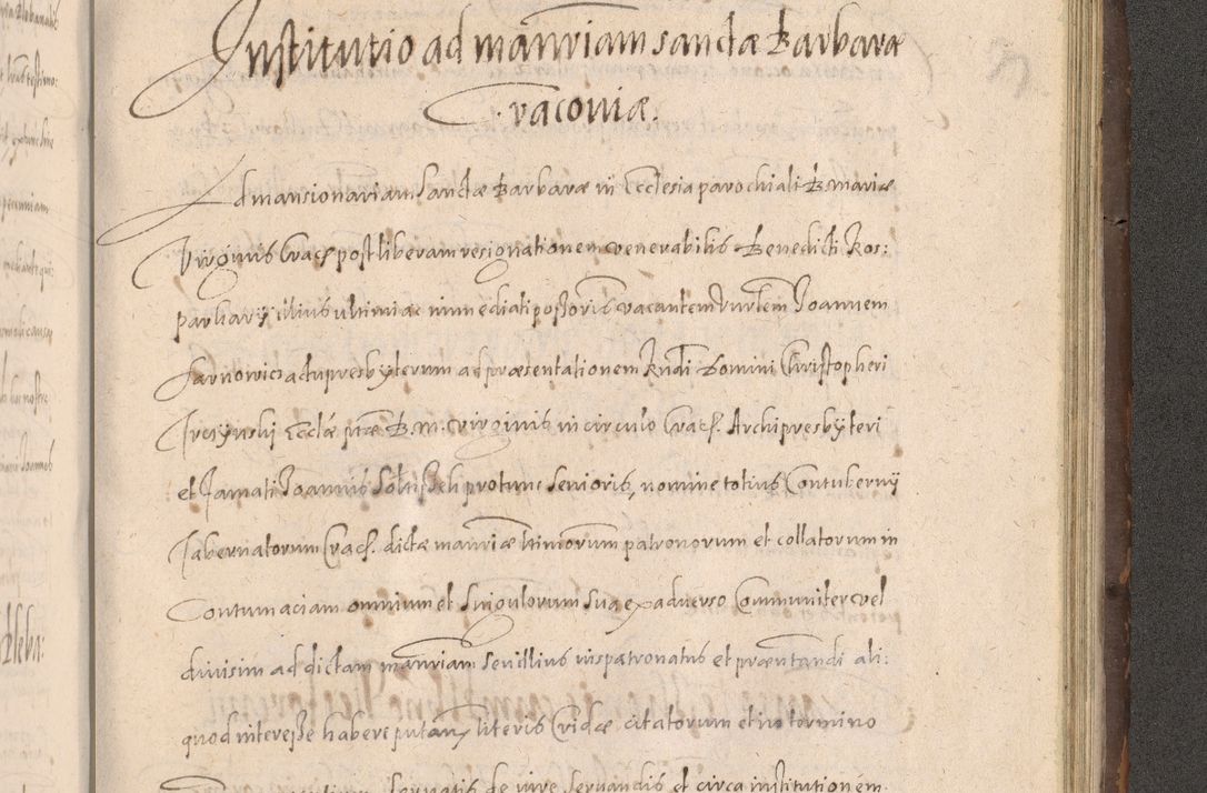 Zdjęcie nr 867 dla obiektu archiwalnego: Acta actorum causarum obligationum institutionum decretorum constitutionum quietationum resignationum cissionum et atiaru obsernationum tam indiciariarum quam extra indiciariarum coram Admodum Reverendo Domino Joanne Zerzynski Canonico Vicario in Spiritualibus et Officiali generali Cracoviensis ad Annum Domini Millesimum Sextentissimum Vigesimum Indictione tertia Pontificatus SSmi D. N. D. Pauli Divina pronidentia Papae V. foeliciter moderni anno ipsins subfelici regimine Diocesis Cracoviensis Illustrissimi ac Reverendissimi D. N. D. Martini Szyszkowski Deigratia Episcopus Cracoviensis Ducis Severiensis in continuantur.