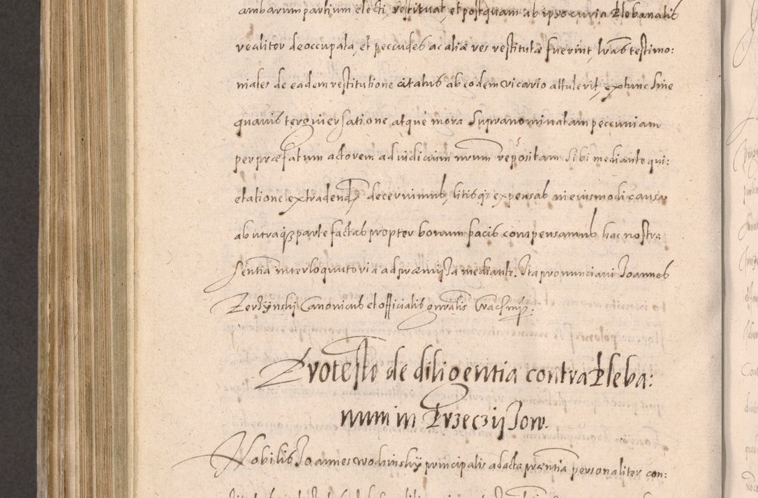 Zdjęcie nr 866 dla obiektu archiwalnego: Acta actorum causarum obligationum institutionum decretorum constitutionum quietationum resignationum cissionum et atiaru obsernationum tam indiciariarum quam extra indiciariarum coram Admodum Reverendo Domino Joanne Zerzynski Canonico Vicario in Spiritualibus et Officiali generali Cracoviensis ad Annum Domini Millesimum Sextentissimum Vigesimum Indictione tertia Pontificatus SSmi D. N. D. Pauli Divina pronidentia Papae V. foeliciter moderni anno ipsins subfelici regimine Diocesis Cracoviensis Illustrissimi ac Reverendissimi D. N. D. Martini Szyszkowski Deigratia Episcopus Cracoviensis Ducis Severiensis in continuantur.