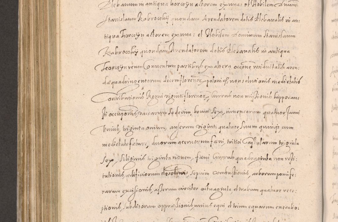 Zdjęcie nr 864 dla obiektu archiwalnego: Acta actorum causarum obligationum institutionum decretorum constitutionum quietationum resignationum cissionum et atiaru obsernationum tam indiciariarum quam extra indiciariarum coram Admodum Reverendo Domino Joanne Zerzynski Canonico Vicario in Spiritualibus et Officiali generali Cracoviensis ad Annum Domini Millesimum Sextentissimum Vigesimum Indictione tertia Pontificatus SSmi D. N. D. Pauli Divina pronidentia Papae V. foeliciter moderni anno ipsins subfelici regimine Diocesis Cracoviensis Illustrissimi ac Reverendissimi D. N. D. Martini Szyszkowski Deigratia Episcopus Cracoviensis Ducis Severiensis in continuantur.