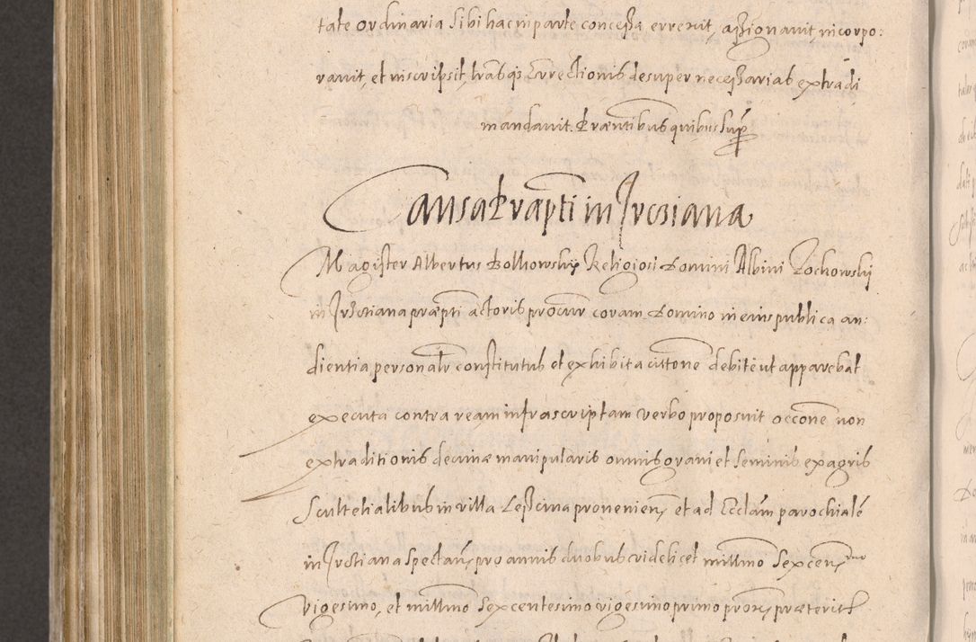 Zdjęcie nr 862 dla obiektu archiwalnego: Acta actorum causarum obligationum institutionum decretorum constitutionum quietationum resignationum cissionum et atiaru obsernationum tam indiciariarum quam extra indiciariarum coram Admodum Reverendo Domino Joanne Zerzynski Canonico Vicario in Spiritualibus et Officiali generali Cracoviensis ad Annum Domini Millesimum Sextentissimum Vigesimum Indictione tertia Pontificatus SSmi D. N. D. Pauli Divina pronidentia Papae V. foeliciter moderni anno ipsins subfelici regimine Diocesis Cracoviensis Illustrissimi ac Reverendissimi D. N. D. Martini Szyszkowski Deigratia Episcopus Cracoviensis Ducis Severiensis in continuantur.