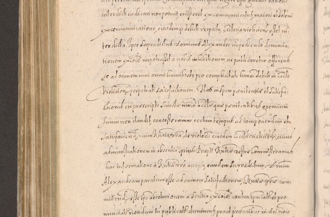Zdjęcie nr 852 dla obiektu archiwalnego: Acta actorum causarum obligationum institutionum decretorum constitutionum quietationum resignationum cissionum et atiaru obsernationum tam indiciariarum quam extra indiciariarum coram Admodum Reverendo Domino Joanne Zerzynski Canonico Vicario in Spiritualibus et Officiali generali Cracoviensis ad Annum Domini Millesimum Sextentissimum Vigesimum Indictione tertia Pontificatus SSmi D. N. D. Pauli Divina pronidentia Papae V. foeliciter moderni anno ipsins subfelici regimine Diocesis Cracoviensis Illustrissimi ac Reverendissimi D. N. D. Martini Szyszkowski Deigratia Episcopus Cracoviensis Ducis Severiensis in continuantur.