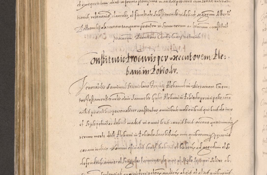 Zdjęcie nr 846 dla obiektu archiwalnego: Acta actorum causarum obligationum institutionum decretorum constitutionum quietationum resignationum cissionum et atiaru obsernationum tam indiciariarum quam extra indiciariarum coram Admodum Reverendo Domino Joanne Zerzynski Canonico Vicario in Spiritualibus et Officiali generali Cracoviensis ad Annum Domini Millesimum Sextentissimum Vigesimum Indictione tertia Pontificatus SSmi D. N. D. Pauli Divina pronidentia Papae V. foeliciter moderni anno ipsins subfelici regimine Diocesis Cracoviensis Illustrissimi ac Reverendissimi D. N. D. Martini Szyszkowski Deigratia Episcopus Cracoviensis Ducis Severiensis in continuantur.