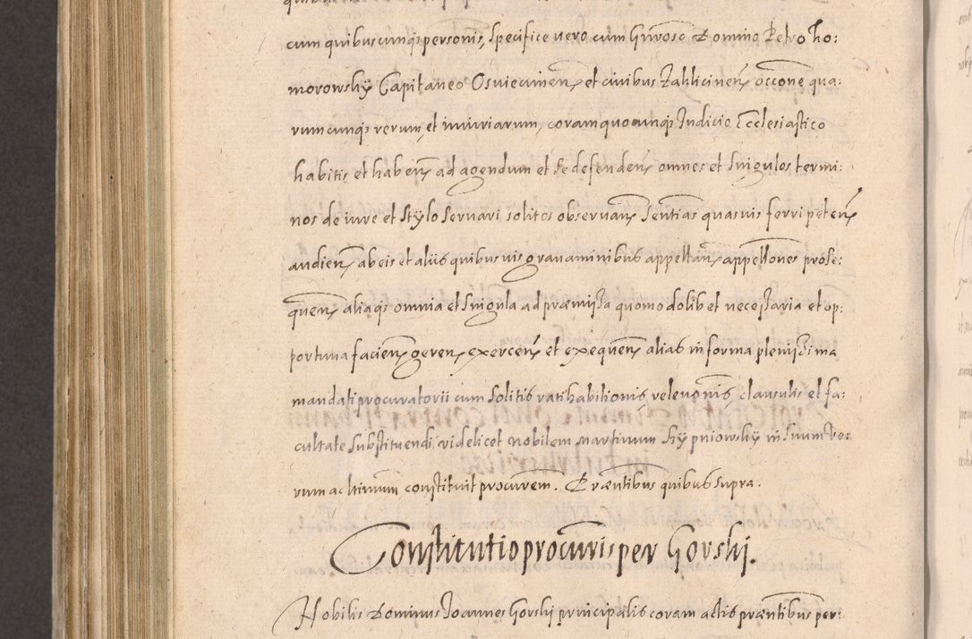Zdjęcie nr 844 dla obiektu archiwalnego: Acta actorum causarum obligationum institutionum decretorum constitutionum quietationum resignationum cissionum et atiaru obsernationum tam indiciariarum quam extra indiciariarum coram Admodum Reverendo Domino Joanne Zerzynski Canonico Vicario in Spiritualibus et Officiali generali Cracoviensis ad Annum Domini Millesimum Sextentissimum Vigesimum Indictione tertia Pontificatus SSmi D. N. D. Pauli Divina pronidentia Papae V. foeliciter moderni anno ipsins subfelici regimine Diocesis Cracoviensis Illustrissimi ac Reverendissimi D. N. D. Martini Szyszkowski Deigratia Episcopus Cracoviensis Ducis Severiensis in continuantur.