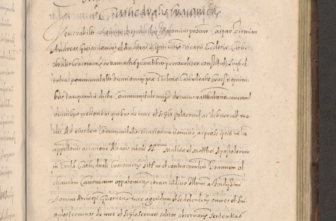 Zdjęcie nr 831 dla obiektu archiwalnego: Acta actorum causarum obligationum institutionum decretorum constitutionum quietationum resignationum cissionum et atiaru obsernationum tam indiciariarum quam extra indiciariarum coram Admodum Reverendo Domino Joanne Zerzynski Canonico Vicario in Spiritualibus et Officiali generali Cracoviensis ad Annum Domini Millesimum Sextentissimum Vigesimum Indictione tertia Pontificatus SSmi D. N. D. Pauli Divina pronidentia Papae V. foeliciter moderni anno ipsins subfelici regimine Diocesis Cracoviensis Illustrissimi ac Reverendissimi D. N. D. Martini Szyszkowski Deigratia Episcopus Cracoviensis Ducis Severiensis in continuantur.