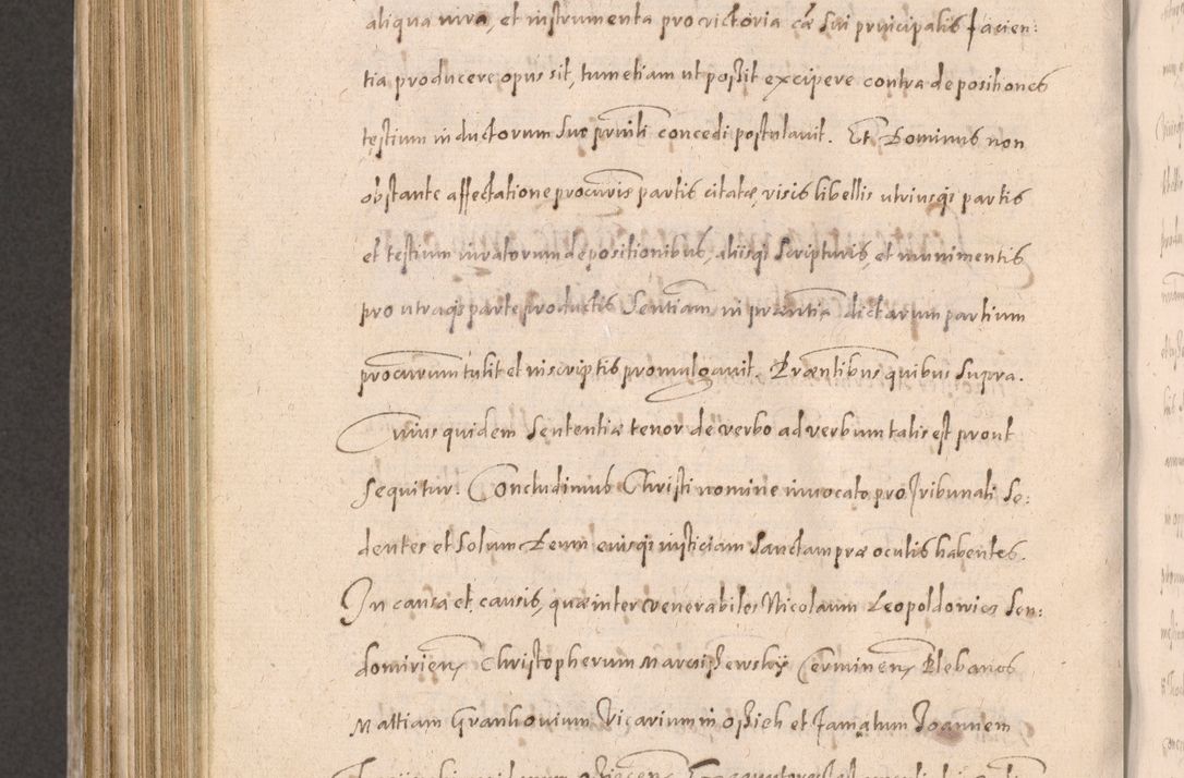 Zdjęcie nr 826 dla obiektu archiwalnego: Acta actorum causarum obligationum institutionum decretorum constitutionum quietationum resignationum cissionum et atiaru obsernationum tam indiciariarum quam extra indiciariarum coram Admodum Reverendo Domino Joanne Zerzynski Canonico Vicario in Spiritualibus et Officiali generali Cracoviensis ad Annum Domini Millesimum Sextentissimum Vigesimum Indictione tertia Pontificatus SSmi D. N. D. Pauli Divina pronidentia Papae V. foeliciter moderni anno ipsins subfelici regimine Diocesis Cracoviensis Illustrissimi ac Reverendissimi D. N. D. Martini Szyszkowski Deigratia Episcopus Cracoviensis Ducis Severiensis in continuantur.