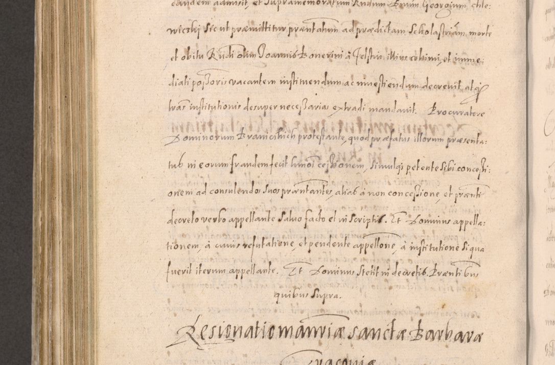 Zdjęcie nr 824 dla obiektu archiwalnego: Acta actorum causarum obligationum institutionum decretorum constitutionum quietationum resignationum cissionum et atiaru obsernationum tam indiciariarum quam extra indiciariarum coram Admodum Reverendo Domino Joanne Zerzynski Canonico Vicario in Spiritualibus et Officiali generali Cracoviensis ad Annum Domini Millesimum Sextentissimum Vigesimum Indictione tertia Pontificatus SSmi D. N. D. Pauli Divina pronidentia Papae V. foeliciter moderni anno ipsins subfelici regimine Diocesis Cracoviensis Illustrissimi ac Reverendissimi D. N. D. Martini Szyszkowski Deigratia Episcopus Cracoviensis Ducis Severiensis in continuantur.