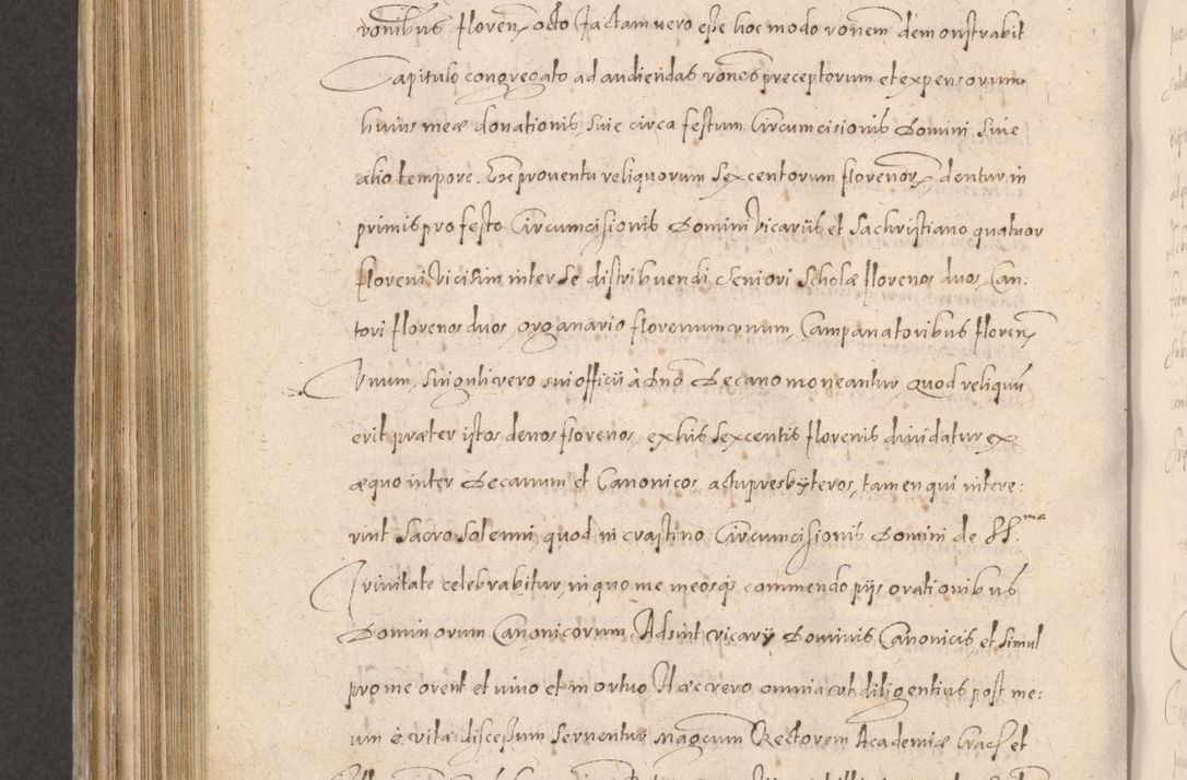 Zdjęcie nr 814 dla obiektu archiwalnego: Acta actorum causarum obligationum institutionum decretorum constitutionum quietationum resignationum cissionum et atiaru obsernationum tam indiciariarum quam extra indiciariarum coram Admodum Reverendo Domino Joanne Zerzynski Canonico Vicario in Spiritualibus et Officiali generali Cracoviensis ad Annum Domini Millesimum Sextentissimum Vigesimum Indictione tertia Pontificatus SSmi D. N. D. Pauli Divina pronidentia Papae V. foeliciter moderni anno ipsins subfelici regimine Diocesis Cracoviensis Illustrissimi ac Reverendissimi D. N. D. Martini Szyszkowski Deigratia Episcopus Cracoviensis Ducis Severiensis in continuantur.