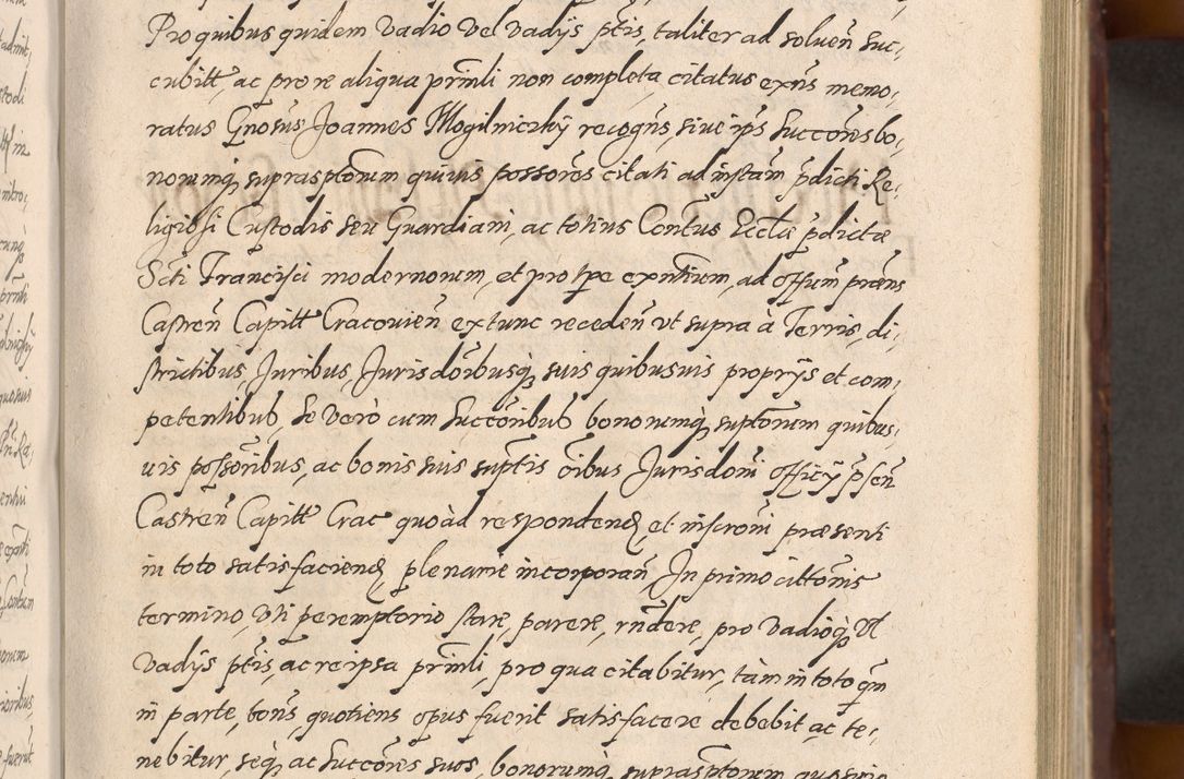 Zdjęcie nr 201 dla obiektu archiwalnego: Acta actorum causarum sententiarum tam diffinitiuarum quam interloquutorisrum decretorum obligationum quietationum procuratorum constitutionum etc. etc. coram Reverendo Domino Paulo Dembski Dei et Apostolice Sedis Gratia Episcopalo Dicensis Suffraganeo Canonico Vicario in Spiritualibus et Officiali Generali Cracoviensis ad Annum Domini Millesimum Sexcentesimum Undecimum cuius indictio octava pontificatus Sanctissimi Domini Nostri Domini Pauli Divina Providentia Papae Vti foeliciter continuantur