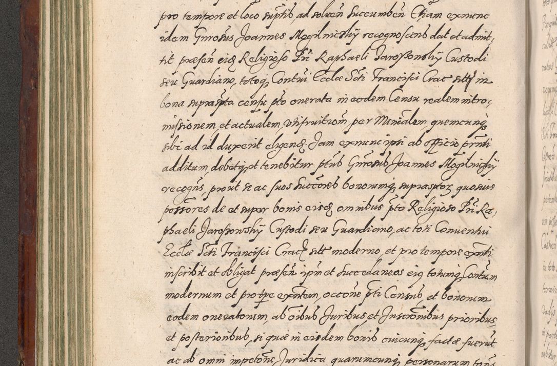 Zdjęcie nr 200 dla obiektu archiwalnego: Acta actorum causarum sententiarum tam diffinitiuarum quam interloquutorisrum decretorum obligationum quietationum procuratorum constitutionum etc. etc. coram Reverendo Domino Paulo Dembski Dei et Apostolice Sedis Gratia Episcopalo Dicensis Suffraganeo Canonico Vicario in Spiritualibus et Officiali Generali Cracoviensis ad Annum Domini Millesimum Sexcentesimum Undecimum cuius indictio octava pontificatus Sanctissimi Domini Nostri Domini Pauli Divina Providentia Papae Vti foeliciter continuantur