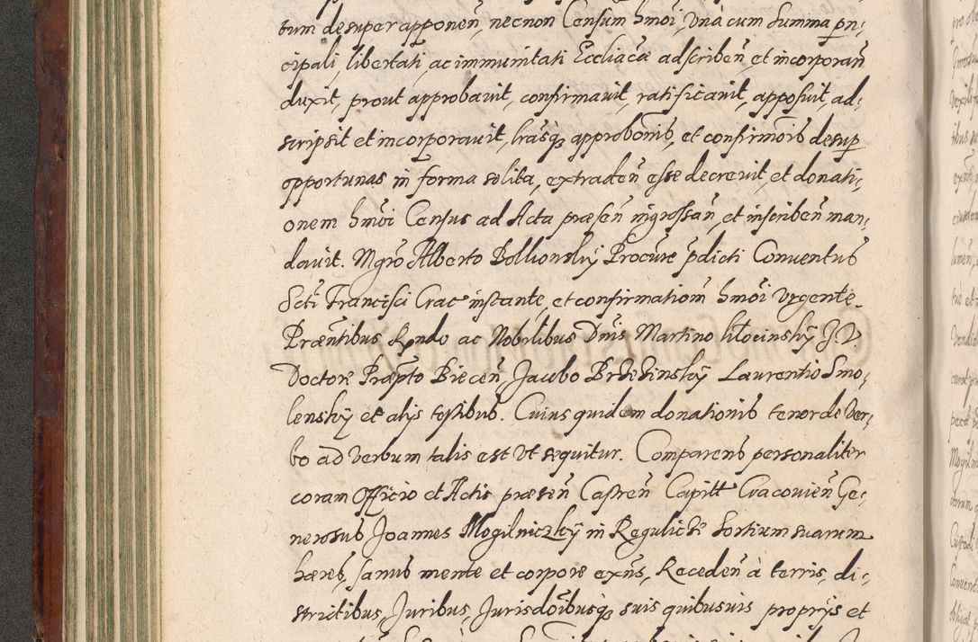 Zdjęcie nr 198 dla obiektu archiwalnego: Acta actorum causarum sententiarum tam diffinitiuarum quam interloquutorisrum decretorum obligationum quietationum procuratorum constitutionum etc. etc. coram Reverendo Domino Paulo Dembski Dei et Apostolice Sedis Gratia Episcopalo Dicensis Suffraganeo Canonico Vicario in Spiritualibus et Officiali Generali Cracoviensis ad Annum Domini Millesimum Sexcentesimum Undecimum cuius indictio octava pontificatus Sanctissimi Domini Nostri Domini Pauli Divina Providentia Papae Vti foeliciter continuantur