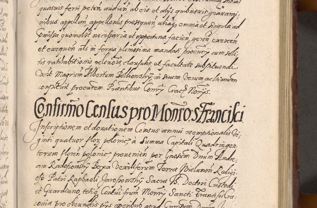 Zdjęcie nr 197 dla obiektu archiwalnego: Acta actorum causarum sententiarum tam diffinitiuarum quam interloquutorisrum decretorum obligationum quietationum procuratorum constitutionum etc. etc. coram Reverendo Domino Paulo Dembski Dei et Apostolice Sedis Gratia Episcopalo Dicensis Suffraganeo Canonico Vicario in Spiritualibus et Officiali Generali Cracoviensis ad Annum Domini Millesimum Sexcentesimum Undecimum cuius indictio octava pontificatus Sanctissimi Domini Nostri Domini Pauli Divina Providentia Papae Vti foeliciter continuantur