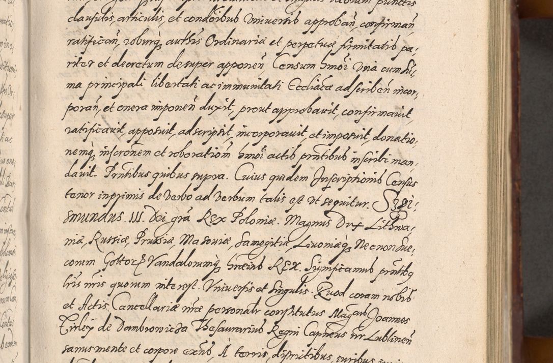 Zdjęcie nr 189 dla obiektu archiwalnego: Acta actorum causarum sententiarum tam diffinitiuarum quam interloquutorisrum decretorum obligationum quietationum procuratorum constitutionum etc. etc. coram Reverendo Domino Paulo Dembski Dei et Apostolice Sedis Gratia Episcopalo Dicensis Suffraganeo Canonico Vicario in Spiritualibus et Officiali Generali Cracoviensis ad Annum Domini Millesimum Sexcentesimum Undecimum cuius indictio octava pontificatus Sanctissimi Domini Nostri Domini Pauli Divina Providentia Papae Vti foeliciter continuantur