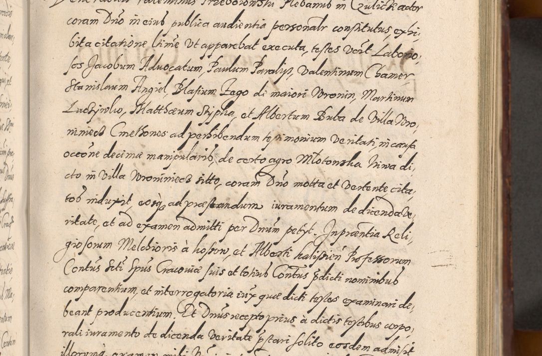 Zdjęcie nr 183 dla obiektu archiwalnego: Acta actorum causarum sententiarum tam diffinitiuarum quam interloquutorisrum decretorum obligationum quietationum procuratorum constitutionum etc. etc. coram Reverendo Domino Paulo Dembski Dei et Apostolice Sedis Gratia Episcopalo Dicensis Suffraganeo Canonico Vicario in Spiritualibus et Officiali Generali Cracoviensis ad Annum Domini Millesimum Sexcentesimum Undecimum cuius indictio octava pontificatus Sanctissimi Domini Nostri Domini Pauli Divina Providentia Papae Vti foeliciter continuantur