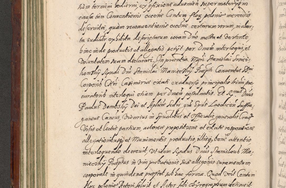 Zdjęcie nr 182 dla obiektu archiwalnego: Acta actorum causarum sententiarum tam diffinitiuarum quam interloquutorisrum decretorum obligationum quietationum procuratorum constitutionum etc. etc. coram Reverendo Domino Paulo Dembski Dei et Apostolice Sedis Gratia Episcopalo Dicensis Suffraganeo Canonico Vicario in Spiritualibus et Officiali Generali Cracoviensis ad Annum Domini Millesimum Sexcentesimum Undecimum cuius indictio octava pontificatus Sanctissimi Domini Nostri Domini Pauli Divina Providentia Papae Vti foeliciter continuantur