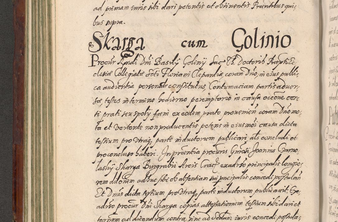 Zdjęcie nr 184 dla obiektu archiwalnego: Acta actorum causarum sententiarum tam diffinitiuarum quam interloquutorisrum decretorum obligationum quietationum procuratorum constitutionum etc. etc. coram Reverendo Domino Paulo Dembski Dei et Apostolice Sedis Gratia Episcopalo Dicensis Suffraganeo Canonico Vicario in Spiritualibus et Officiali Generali Cracoviensis ad Annum Domini Millesimum Sexcentesimum Undecimum cuius indictio octava pontificatus Sanctissimi Domini Nostri Domini Pauli Divina Providentia Papae Vti foeliciter continuantur