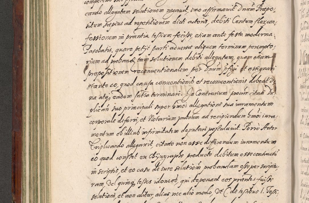 Zdjęcie nr 176 dla obiektu archiwalnego: Acta actorum causarum sententiarum tam diffinitiuarum quam interloquutorisrum decretorum obligationum quietationum procuratorum constitutionum etc. etc. coram Reverendo Domino Paulo Dembski Dei et Apostolice Sedis Gratia Episcopalo Dicensis Suffraganeo Canonico Vicario in Spiritualibus et Officiali Generali Cracoviensis ad Annum Domini Millesimum Sexcentesimum Undecimum cuius indictio octava pontificatus Sanctissimi Domini Nostri Domini Pauli Divina Providentia Papae Vti foeliciter continuantur