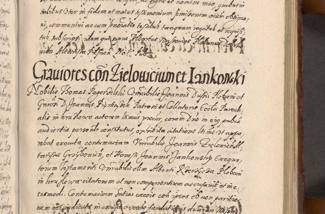 Zdjęcie nr 173 dla obiektu archiwalnego: Acta actorum causarum sententiarum tam diffinitiuarum quam interloquutorisrum decretorum obligationum quietationum procuratorum constitutionum etc. etc. coram Reverendo Domino Paulo Dembski Dei et Apostolice Sedis Gratia Episcopalo Dicensis Suffraganeo Canonico Vicario in Spiritualibus et Officiali Generali Cracoviensis ad Annum Domini Millesimum Sexcentesimum Undecimum cuius indictio octava pontificatus Sanctissimi Domini Nostri Domini Pauli Divina Providentia Papae Vti foeliciter continuantur