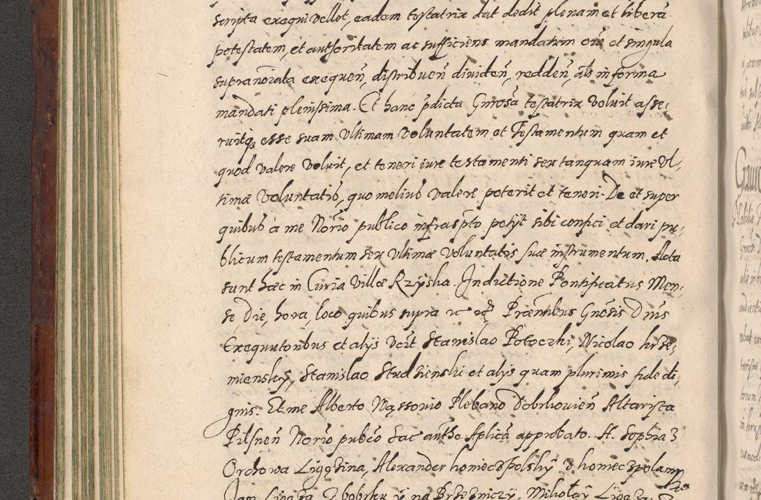 Zdjęcie nr 172 dla obiektu archiwalnego: Acta actorum causarum sententiarum tam diffinitiuarum quam interloquutorisrum decretorum obligationum quietationum procuratorum constitutionum etc. etc. coram Reverendo Domino Paulo Dembski Dei et Apostolice Sedis Gratia Episcopalo Dicensis Suffraganeo Canonico Vicario in Spiritualibus et Officiali Generali Cracoviensis ad Annum Domini Millesimum Sexcentesimum Undecimum cuius indictio octava pontificatus Sanctissimi Domini Nostri Domini Pauli Divina Providentia Papae Vti foeliciter continuantur