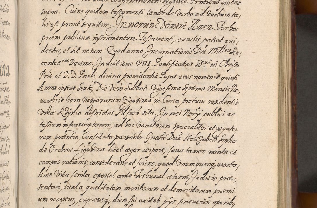 Zdjęcie nr 165 dla obiektu archiwalnego: Acta actorum causarum sententiarum tam diffinitiuarum quam interloquutorisrum decretorum obligationum quietationum procuratorum constitutionum etc. etc. coram Reverendo Domino Paulo Dembski Dei et Apostolice Sedis Gratia Episcopalo Dicensis Suffraganeo Canonico Vicario in Spiritualibus et Officiali Generali Cracoviensis ad Annum Domini Millesimum Sexcentesimum Undecimum cuius indictio octava pontificatus Sanctissimi Domini Nostri Domini Pauli Divina Providentia Papae Vti foeliciter continuantur