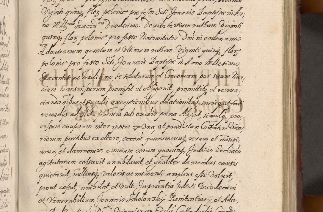 Zdjęcie nr 161 dla obiektu archiwalnego: Acta actorum causarum sententiarum tam diffinitiuarum quam interloquutorisrum decretorum obligationum quietationum procuratorum constitutionum etc. etc. coram Reverendo Domino Paulo Dembski Dei et Apostolice Sedis Gratia Episcopalo Dicensis Suffraganeo Canonico Vicario in Spiritualibus et Officiali Generali Cracoviensis ad Annum Domini Millesimum Sexcentesimum Undecimum cuius indictio octava pontificatus Sanctissimi Domini Nostri Domini Pauli Divina Providentia Papae Vti foeliciter continuantur