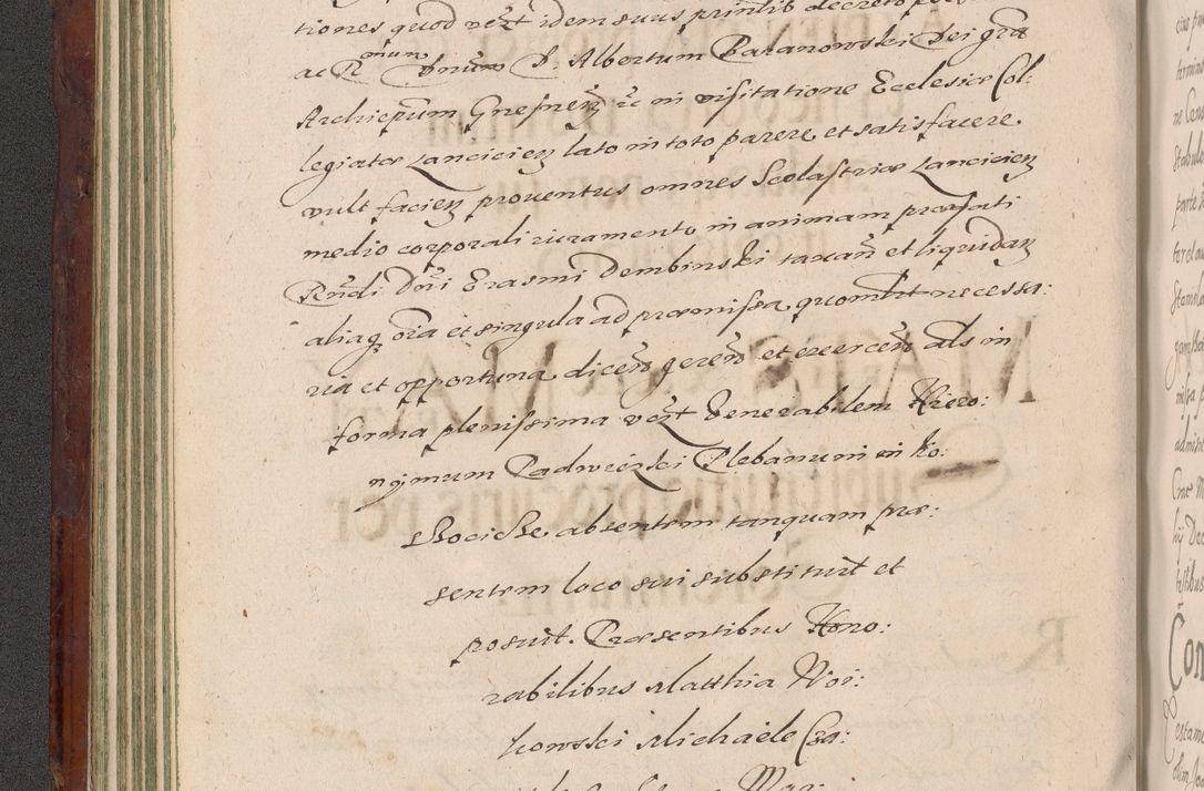 Zdjęcie nr 136 dla obiektu archiwalnego: Acta actorum causarum sententiarum tam diffinitiuarum quam interloquutorisrum decretorum obligationum quietationum procuratorum constitutionum etc. etc. coram Reverendo Domino Paulo Dembski Dei et Apostolice Sedis Gratia Episcopalo Dicensis Suffraganeo Canonico Vicario in Spiritualibus et Officiali Generali Cracoviensis ad Annum Domini Millesimum Sexcentesimum Undecimum cuius indictio octava pontificatus Sanctissimi Domini Nostri Domini Pauli Divina Providentia Papae Vti foeliciter continuantur