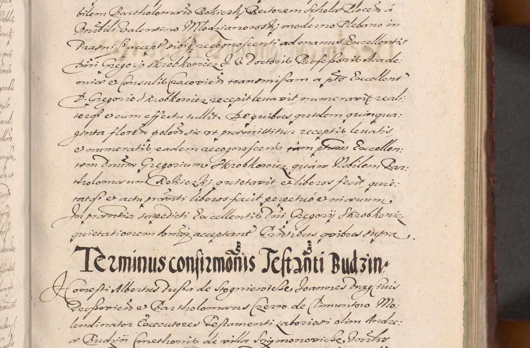 Zdjęcie nr 127 dla obiektu archiwalnego: Acta actorum causarum sententiarum tam diffinitiuarum quam interloquutorisrum decretorum obligationum quietationum procuratorum constitutionum etc. etc. coram Reverendo Domino Paulo Dembski Dei et Apostolice Sedis Gratia Episcopalo Dicensis Suffraganeo Canonico Vicario in Spiritualibus et Officiali Generali Cracoviensis ad Annum Domini Millesimum Sexcentesimum Undecimum cuius indictio octava pontificatus Sanctissimi Domini Nostri Domini Pauli Divina Providentia Papae Vti foeliciter continuantur