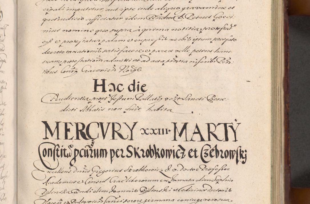 Zdjęcie nr 125 dla obiektu archiwalnego: Acta actorum causarum sententiarum tam diffinitiuarum quam interloquutorisrum decretorum obligationum quietationum procuratorum constitutionum etc. etc. coram Reverendo Domino Paulo Dembski Dei et Apostolice Sedis Gratia Episcopalo Dicensis Suffraganeo Canonico Vicario in Spiritualibus et Officiali Generali Cracoviensis ad Annum Domini Millesimum Sexcentesimum Undecimum cuius indictio octava pontificatus Sanctissimi Domini Nostri Domini Pauli Divina Providentia Papae Vti foeliciter continuantur