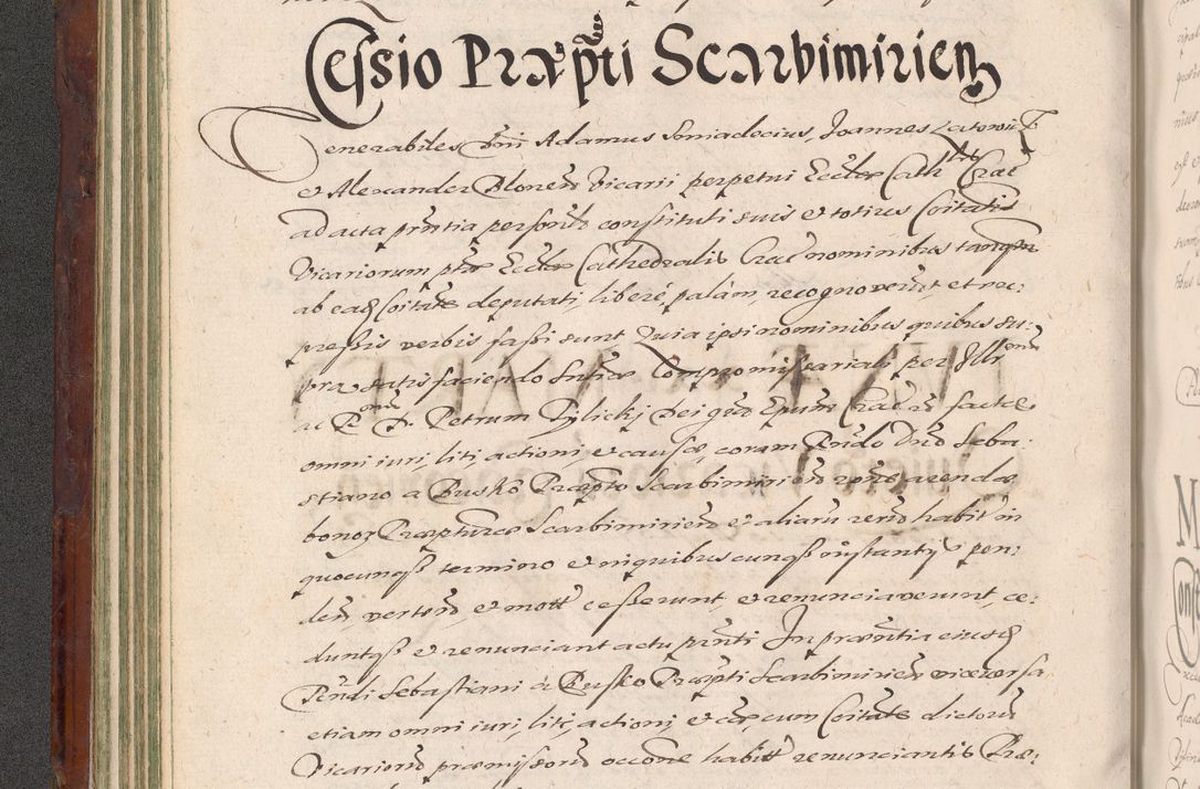 Zdjęcie nr 124 dla obiektu archiwalnego: Acta actorum causarum sententiarum tam diffinitiuarum quam interloquutorisrum decretorum obligationum quietationum procuratorum constitutionum etc. etc. coram Reverendo Domino Paulo Dembski Dei et Apostolice Sedis Gratia Episcopalo Dicensis Suffraganeo Canonico Vicario in Spiritualibus et Officiali Generali Cracoviensis ad Annum Domini Millesimum Sexcentesimum Undecimum cuius indictio octava pontificatus Sanctissimi Domini Nostri Domini Pauli Divina Providentia Papae Vti foeliciter continuantur