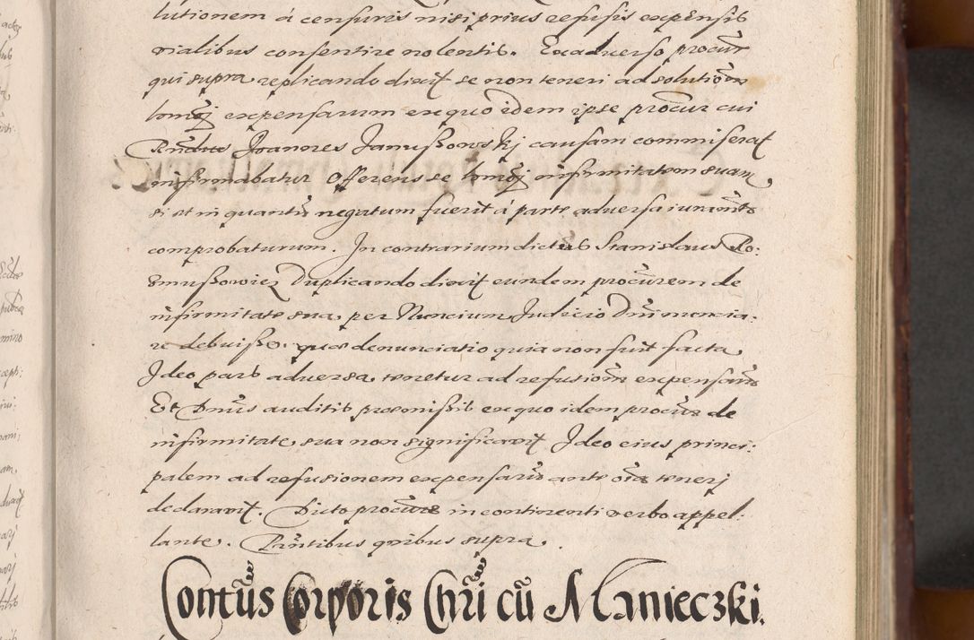 Zdjęcie nr 119 dla obiektu archiwalnego: Acta actorum causarum sententiarum tam diffinitiuarum quam interloquutorisrum decretorum obligationum quietationum procuratorum constitutionum etc. etc. coram Reverendo Domino Paulo Dembski Dei et Apostolice Sedis Gratia Episcopalo Dicensis Suffraganeo Canonico Vicario in Spiritualibus et Officiali Generali Cracoviensis ad Annum Domini Millesimum Sexcentesimum Undecimum cuius indictio octava pontificatus Sanctissimi Domini Nostri Domini Pauli Divina Providentia Papae Vti foeliciter continuantur