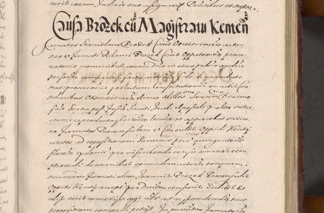 Zdjęcie nr 117 dla obiektu archiwalnego: Acta actorum causarum sententiarum tam diffinitiuarum quam interloquutorisrum decretorum obligationum quietationum procuratorum constitutionum etc. etc. coram Reverendo Domino Paulo Dembski Dei et Apostolice Sedis Gratia Episcopalo Dicensis Suffraganeo Canonico Vicario in Spiritualibus et Officiali Generali Cracoviensis ad Annum Domini Millesimum Sexcentesimum Undecimum cuius indictio octava pontificatus Sanctissimi Domini Nostri Domini Pauli Divina Providentia Papae Vti foeliciter continuantur