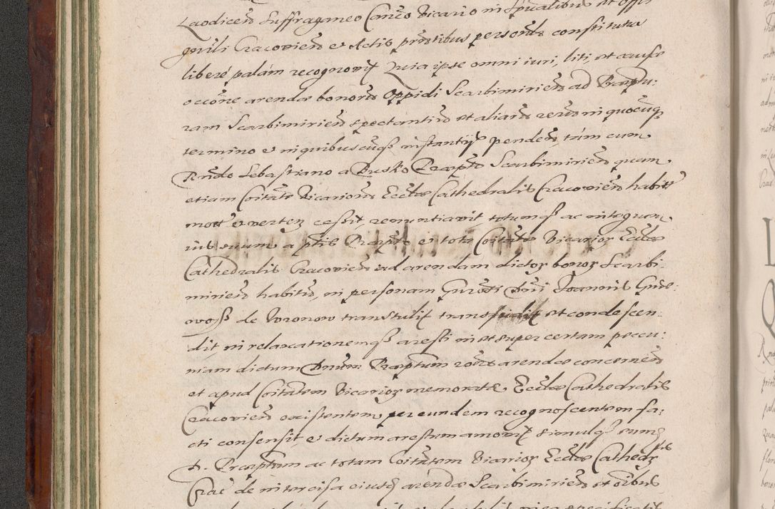 Zdjęcie nr 122 dla obiektu archiwalnego: Acta actorum causarum sententiarum tam diffinitiuarum quam interloquutorisrum decretorum obligationum quietationum procuratorum constitutionum etc. etc. coram Reverendo Domino Paulo Dembski Dei et Apostolice Sedis Gratia Episcopalo Dicensis Suffraganeo Canonico Vicario in Spiritualibus et Officiali Generali Cracoviensis ad Annum Domini Millesimum Sexcentesimum Undecimum cuius indictio octava pontificatus Sanctissimi Domini Nostri Domini Pauli Divina Providentia Papae Vti foeliciter continuantur