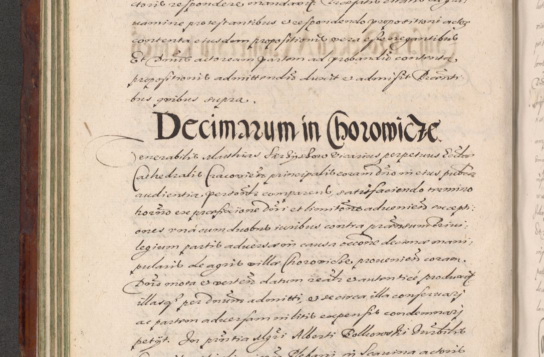 Zdjęcie nr 118 dla obiektu archiwalnego: Acta actorum causarum sententiarum tam diffinitiuarum quam interloquutorisrum decretorum obligationum quietationum procuratorum constitutionum etc. etc. coram Reverendo Domino Paulo Dembski Dei et Apostolice Sedis Gratia Episcopalo Dicensis Suffraganeo Canonico Vicario in Spiritualibus et Officiali Generali Cracoviensis ad Annum Domini Millesimum Sexcentesimum Undecimum cuius indictio octava pontificatus Sanctissimi Domini Nostri Domini Pauli Divina Providentia Papae Vti foeliciter continuantur