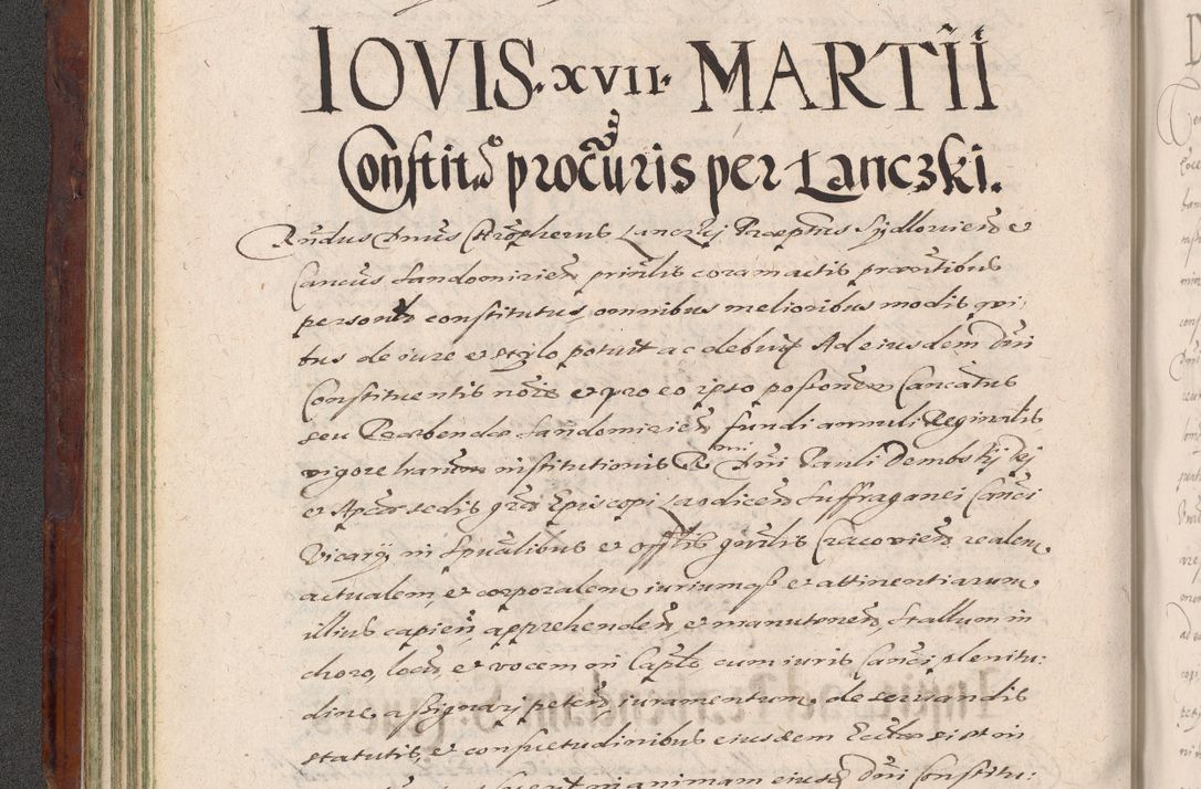 Zdjęcie nr 114 dla obiektu archiwalnego: Acta actorum causarum sententiarum tam diffinitiuarum quam interloquutorisrum decretorum obligationum quietationum procuratorum constitutionum etc. etc. coram Reverendo Domino Paulo Dembski Dei et Apostolice Sedis Gratia Episcopalo Dicensis Suffraganeo Canonico Vicario in Spiritualibus et Officiali Generali Cracoviensis ad Annum Domini Millesimum Sexcentesimum Undecimum cuius indictio octava pontificatus Sanctissimi Domini Nostri Domini Pauli Divina Providentia Papae Vti foeliciter continuantur