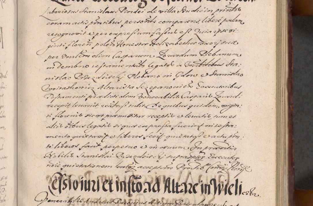 Zdjęcie nr 107 dla obiektu archiwalnego: Acta actorum causarum sententiarum tam diffinitiuarum quam interloquutorisrum decretorum obligationum quietationum procuratorum constitutionum etc. etc. coram Reverendo Domino Paulo Dembski Dei et Apostolice Sedis Gratia Episcopalo Dicensis Suffraganeo Canonico Vicario in Spiritualibus et Officiali Generali Cracoviensis ad Annum Domini Millesimum Sexcentesimum Undecimum cuius indictio octava pontificatus Sanctissimi Domini Nostri Domini Pauli Divina Providentia Papae Vti foeliciter continuantur