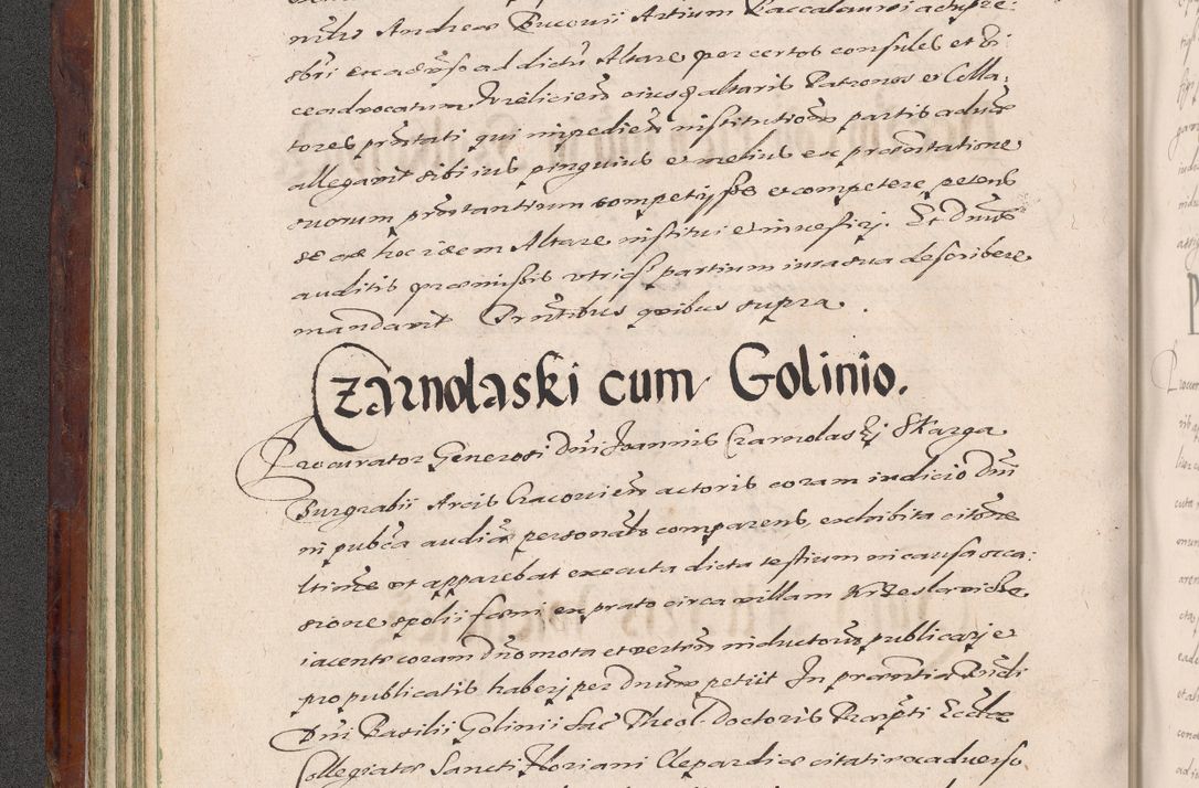 Zdjęcie nr 100 dla obiektu archiwalnego: Acta actorum causarum sententiarum tam diffinitiuarum quam interloquutorisrum decretorum obligationum quietationum procuratorum constitutionum etc. etc. coram Reverendo Domino Paulo Dembski Dei et Apostolice Sedis Gratia Episcopalo Dicensis Suffraganeo Canonico Vicario in Spiritualibus et Officiali Generali Cracoviensis ad Annum Domini Millesimum Sexcentesimum Undecimum cuius indictio octava pontificatus Sanctissimi Domini Nostri Domini Pauli Divina Providentia Papae Vti foeliciter continuantur
