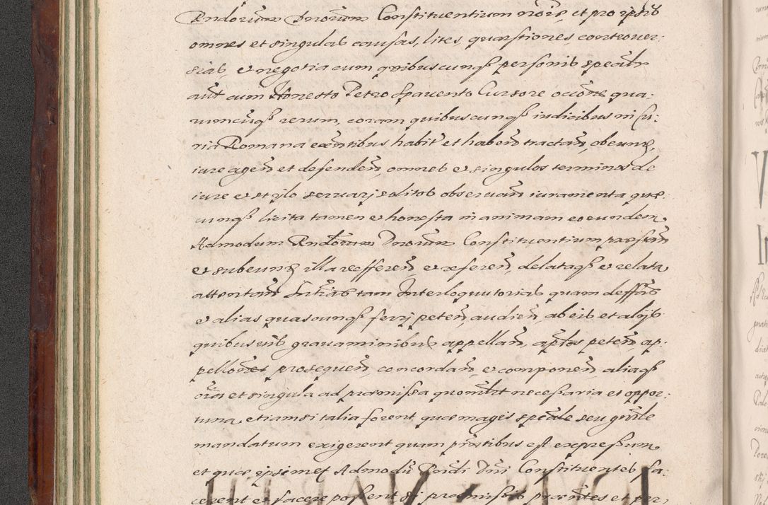 Zdjęcie nr 104 dla obiektu archiwalnego: Acta actorum causarum sententiarum tam diffinitiuarum quam interloquutorisrum decretorum obligationum quietationum procuratorum constitutionum etc. etc. coram Reverendo Domino Paulo Dembski Dei et Apostolice Sedis Gratia Episcopalo Dicensis Suffraganeo Canonico Vicario in Spiritualibus et Officiali Generali Cracoviensis ad Annum Domini Millesimum Sexcentesimum Undecimum cuius indictio octava pontificatus Sanctissimi Domini Nostri Domini Pauli Divina Providentia Papae Vti foeliciter continuantur
