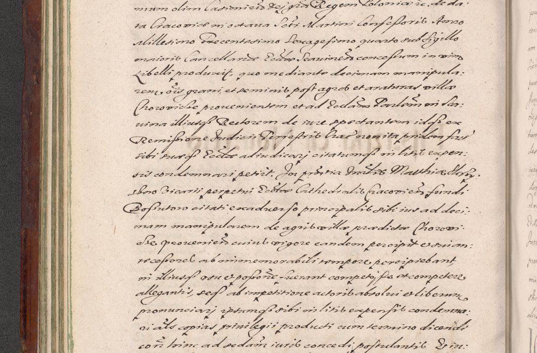 Zdjęcie nr 102 dla obiektu archiwalnego: Acta actorum causarum sententiarum tam diffinitiuarum quam interloquutorisrum decretorum obligationum quietationum procuratorum constitutionum etc. etc. coram Reverendo Domino Paulo Dembski Dei et Apostolice Sedis Gratia Episcopalo Dicensis Suffraganeo Canonico Vicario in Spiritualibus et Officiali Generali Cracoviensis ad Annum Domini Millesimum Sexcentesimum Undecimum cuius indictio octava pontificatus Sanctissimi Domini Nostri Domini Pauli Divina Providentia Papae Vti foeliciter continuantur