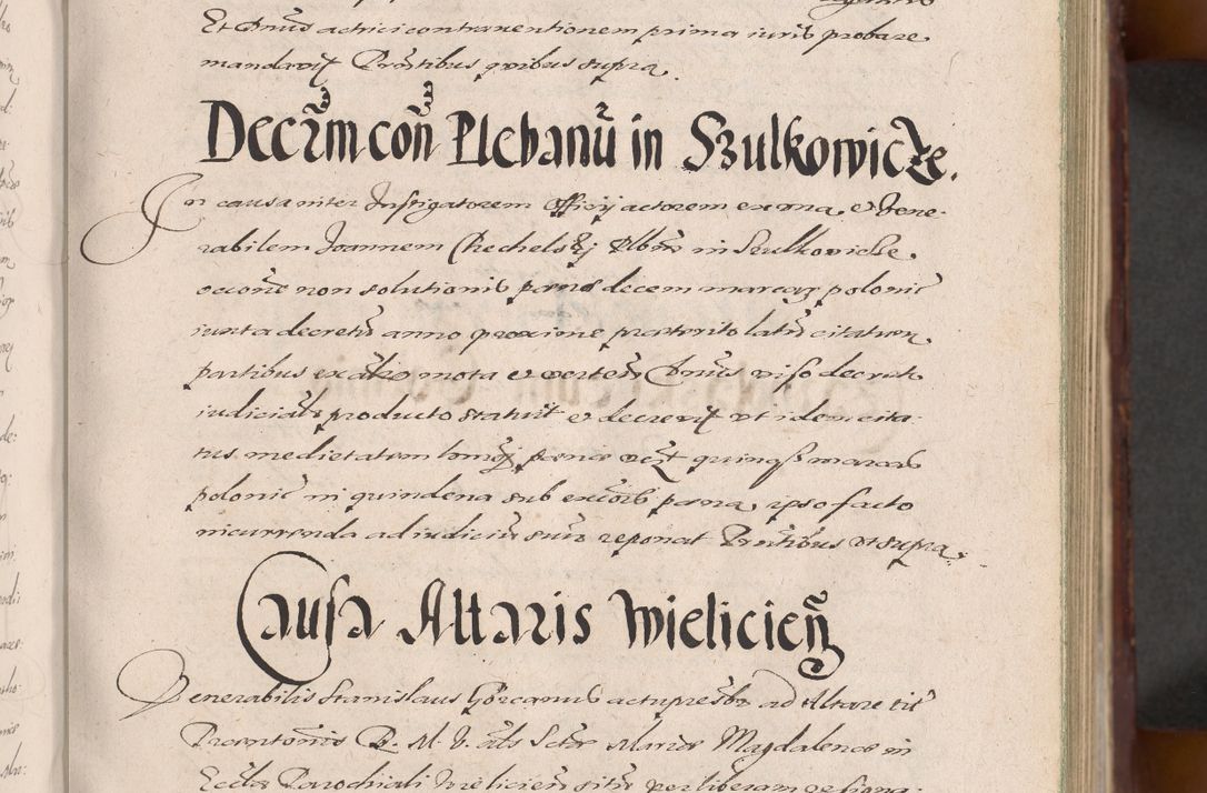Zdjęcie nr 99 dla obiektu archiwalnego: Acta actorum causarum sententiarum tam diffinitiuarum quam interloquutorisrum decretorum obligationum quietationum procuratorum constitutionum etc. etc. coram Reverendo Domino Paulo Dembski Dei et Apostolice Sedis Gratia Episcopalo Dicensis Suffraganeo Canonico Vicario in Spiritualibus et Officiali Generali Cracoviensis ad Annum Domini Millesimum Sexcentesimum Undecimum cuius indictio octava pontificatus Sanctissimi Domini Nostri Domini Pauli Divina Providentia Papae Vti foeliciter continuantur