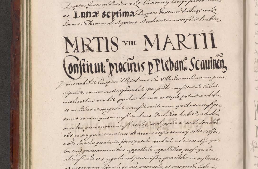 Zdjęcie nr 96 dla obiektu archiwalnego: Acta actorum causarum sententiarum tam diffinitiuarum quam interloquutorisrum decretorum obligationum quietationum procuratorum constitutionum etc. etc. coram Reverendo Domino Paulo Dembski Dei et Apostolice Sedis Gratia Episcopalo Dicensis Suffraganeo Canonico Vicario in Spiritualibus et Officiali Generali Cracoviensis ad Annum Domini Millesimum Sexcentesimum Undecimum cuius indictio octava pontificatus Sanctissimi Domini Nostri Domini Pauli Divina Providentia Papae Vti foeliciter continuantur